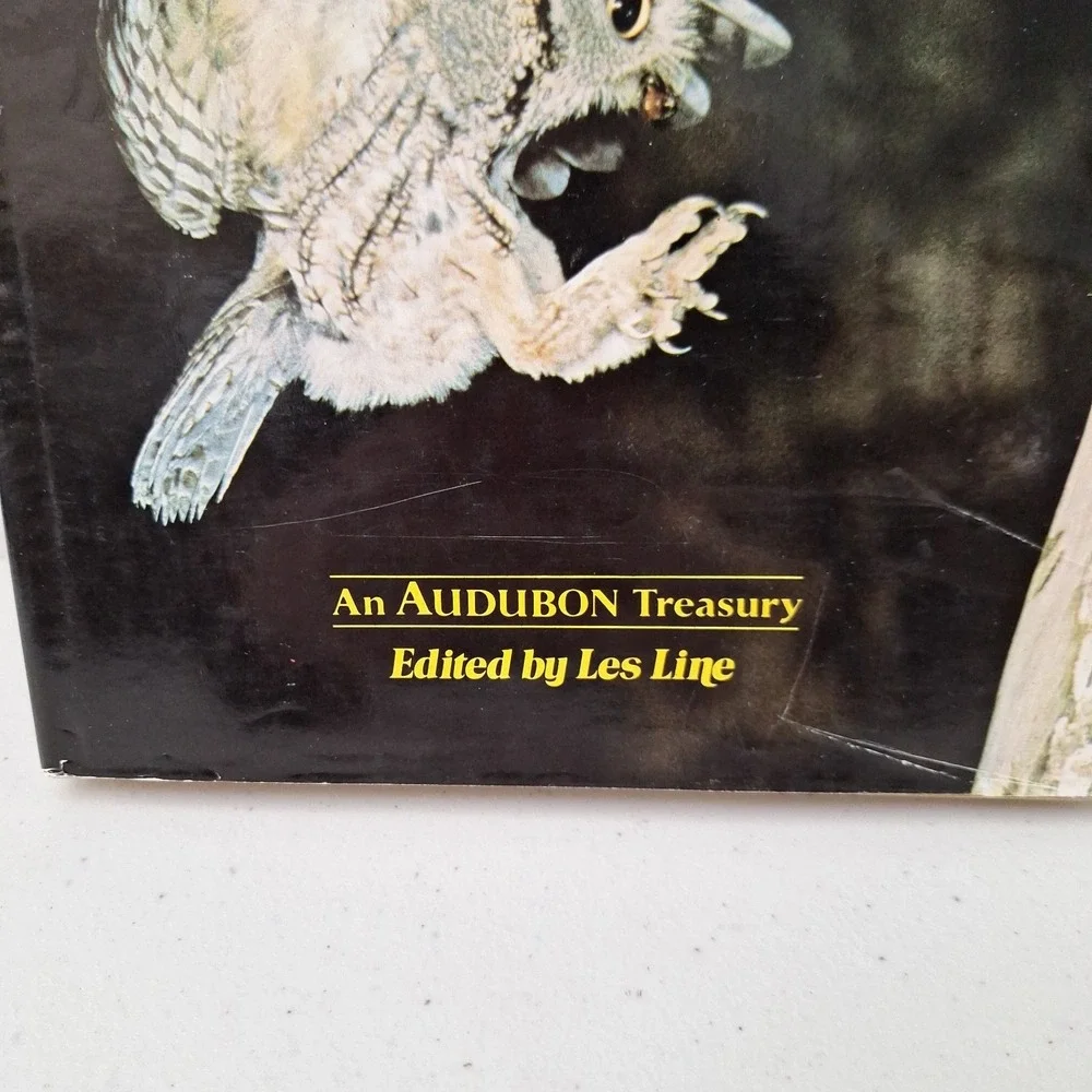 The Pleasure of Birds, An Audubon Treasury, Les Line, 1975 1st Ed Hardback